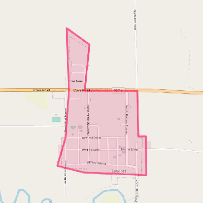 Map of Tescott