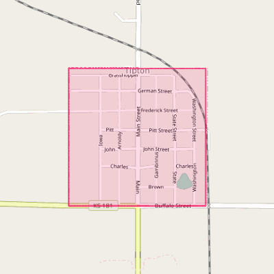 Map of Tipton