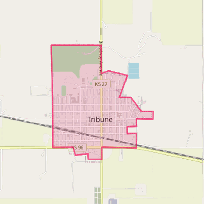 Map of Tribune