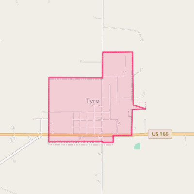 Map of Tyro