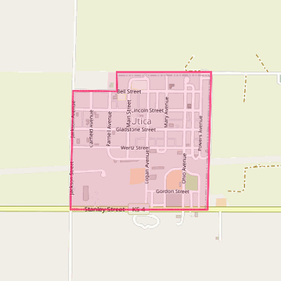 Map of Utica