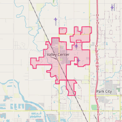 Map of Valley Center