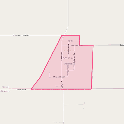 Map of Waldron