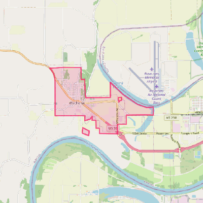 Map of Wathena