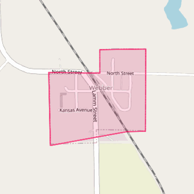 Map of Webber