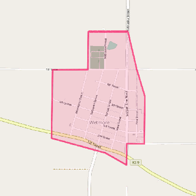 Map of Wetmore