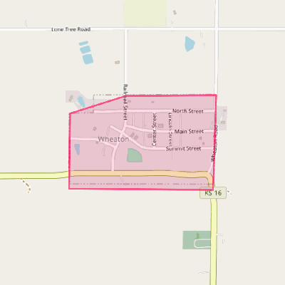 Map of Wheaton