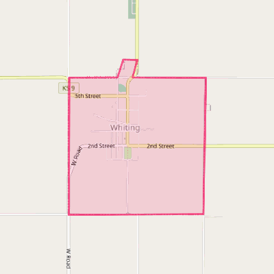 Map of Whiting