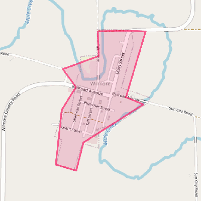 Map of Wilmore