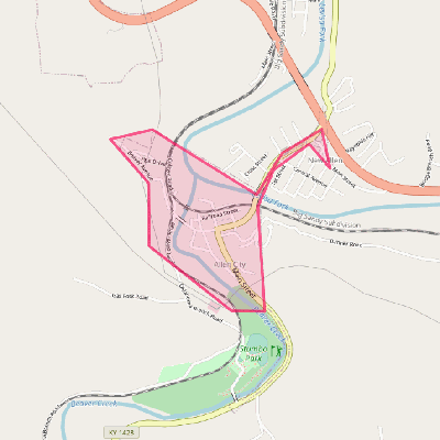 Map of Allen