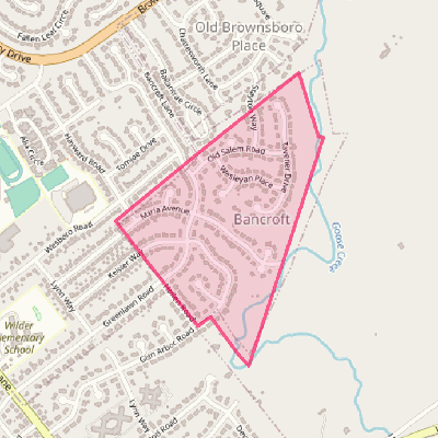 Map of Bancroft