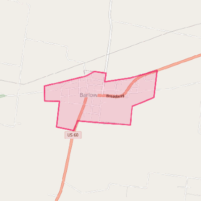 Map of Barlow