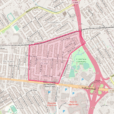 Map of Beechwood Village