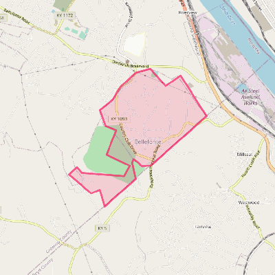 Map of Bellefonte