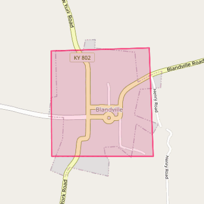 Map of Blandville