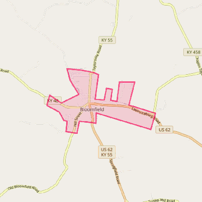 Map of Bloomfield