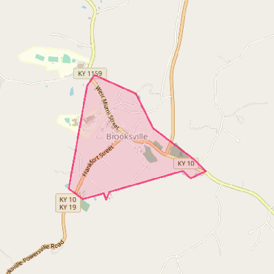 Map of Brooksville