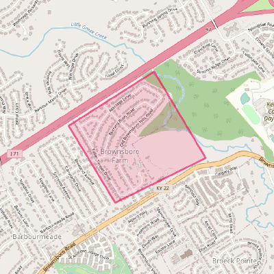 Map of Brownsboro Farm