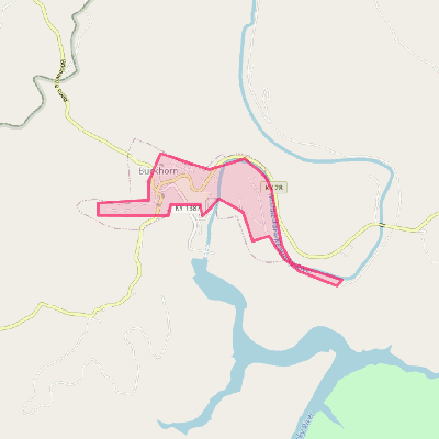 Map of Buckhorn