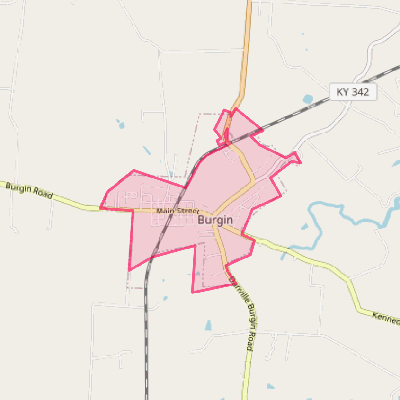 Map of Burgin