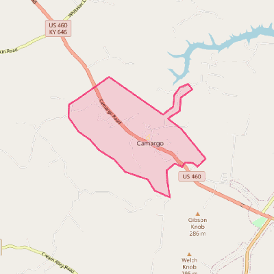 Map of Camargo