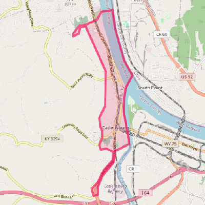 Map of Catlettsburg