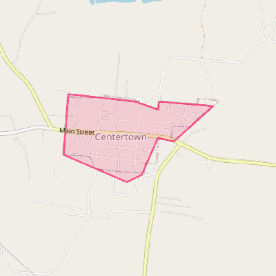 Map of Centertown