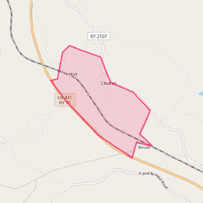 Map of Cleaton