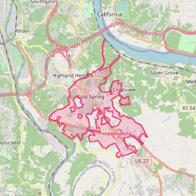 Map of Cold Spring