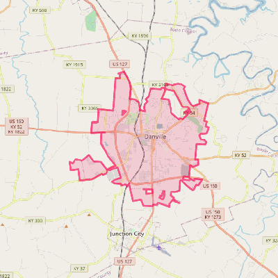 Map of Danville