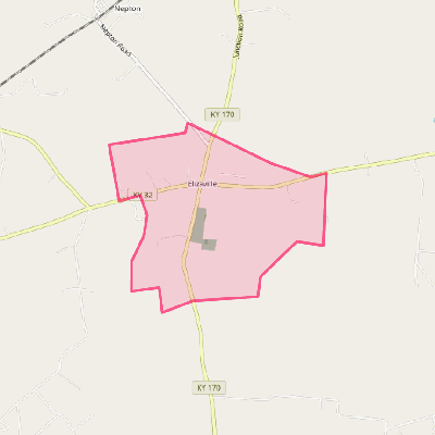 Map of Elizaville