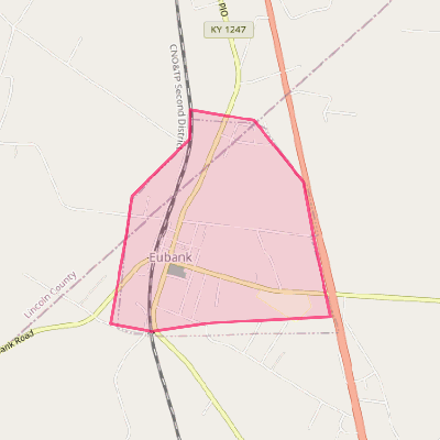 Map of Eubank