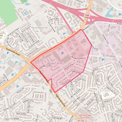 Map of Forest Hills