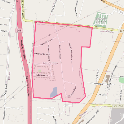 Map of Fox Chase