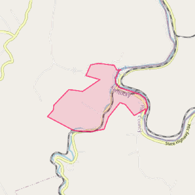 Map of Freeburn