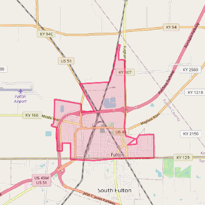 Map of Fulton