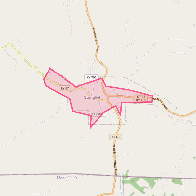 Map of Gamaliel