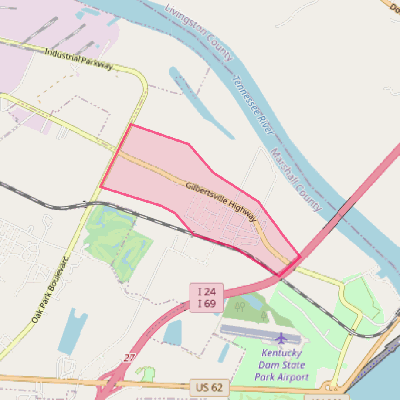 Map of Gilbertsville