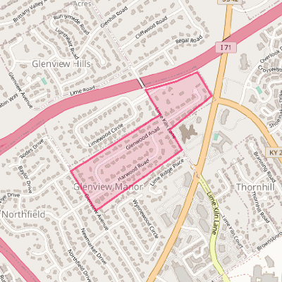 Map of Glenview Manor