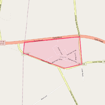 Map of Gracey