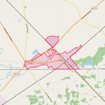 Map of Guthrie