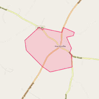 Map of Hardyville