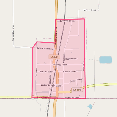 Map of Hazel