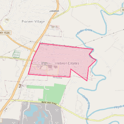 Map of Hebron Estates