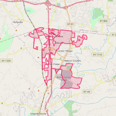 Map of Hillview