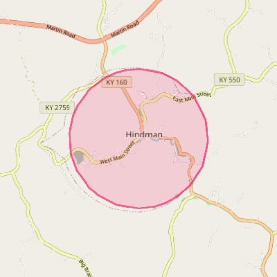 Map of Hindman