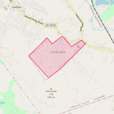 Map of Hollyvilla