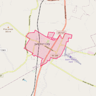 Map of Junction City