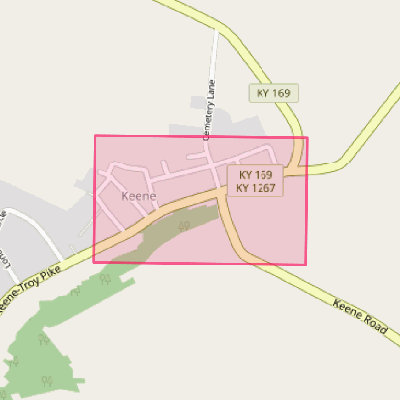 Map of Keene