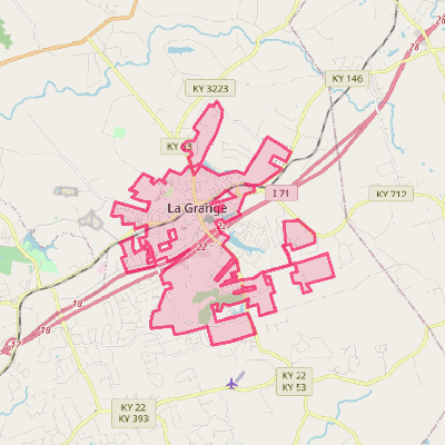 Map of La Grange